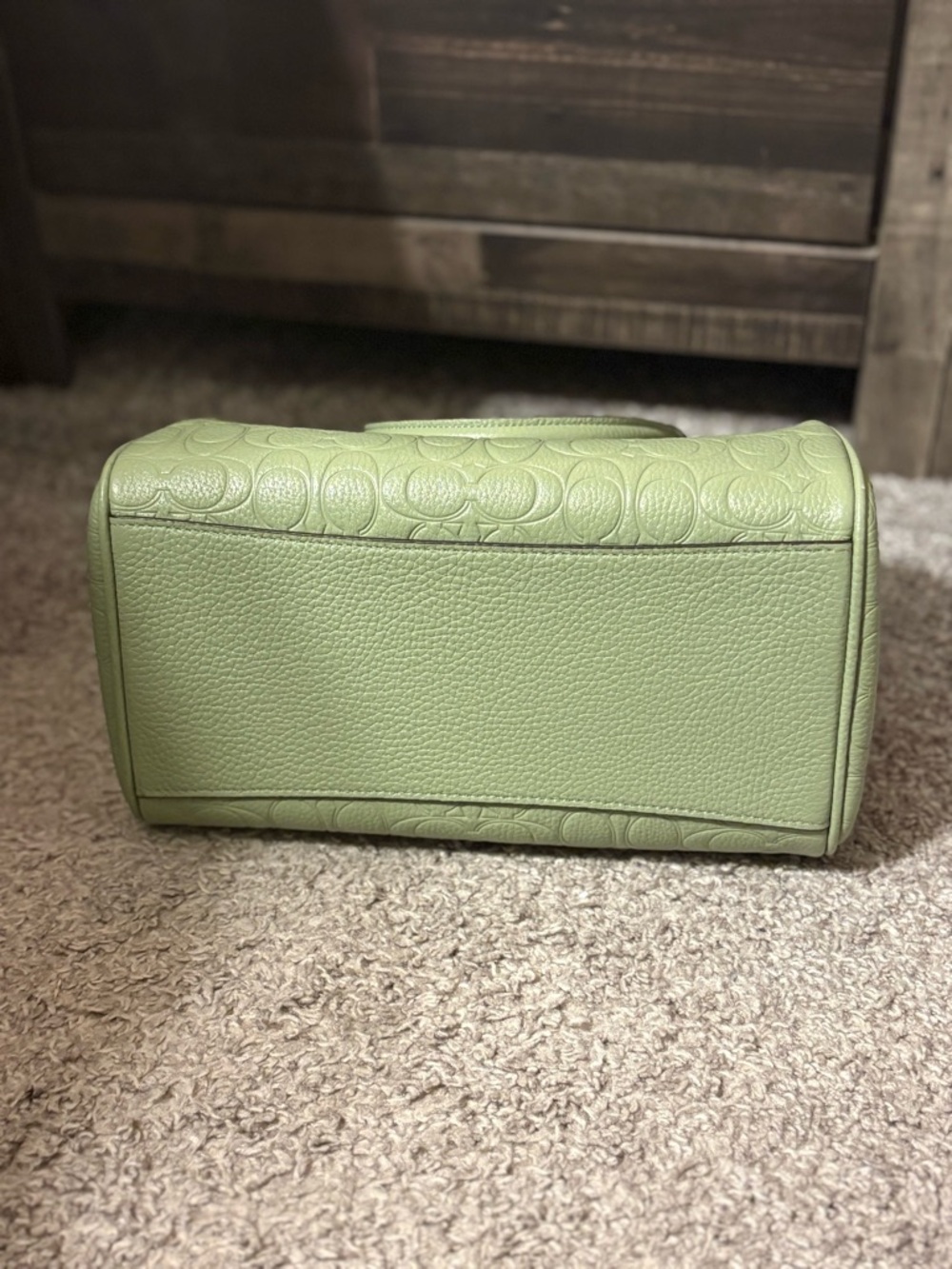 Coach pistachio Signature medium Rowan with Detachable Strap - Picture 4 of 7
